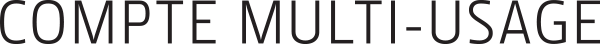 Compte Multi-Usage logo